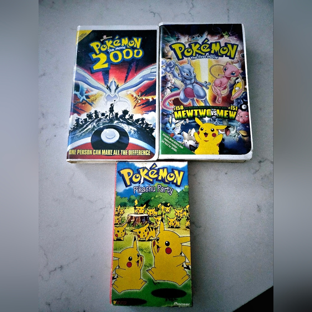 POKÉMON VHS movies